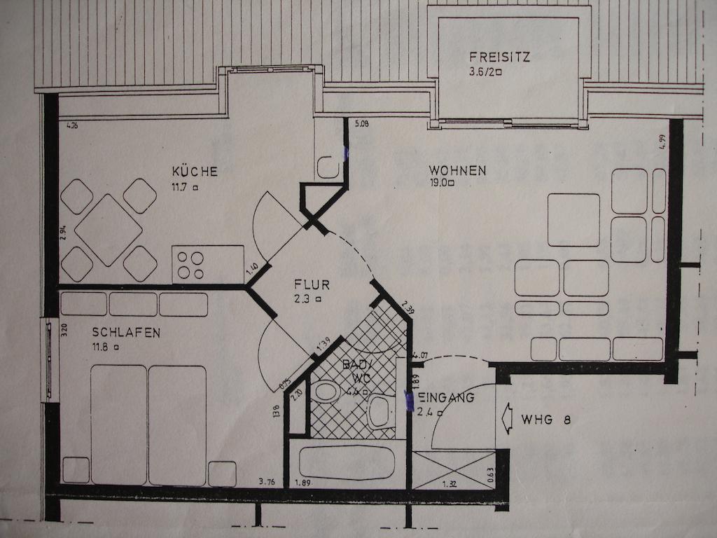 אלטנאו Ferienwohnung Glueck Auf מראה חיצוני תמונה